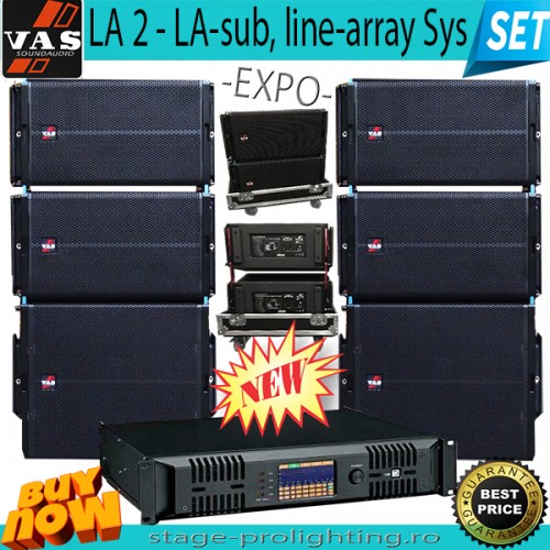 VaSound LA2-LA-sub Line-array sys SET VaSound LA2-LA-sub Line-array sys SET